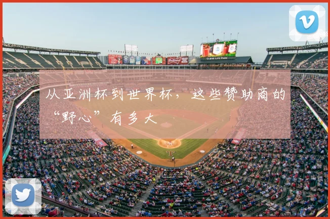从亚洲杯到世界杯,这些赞助商的“野心”有多大